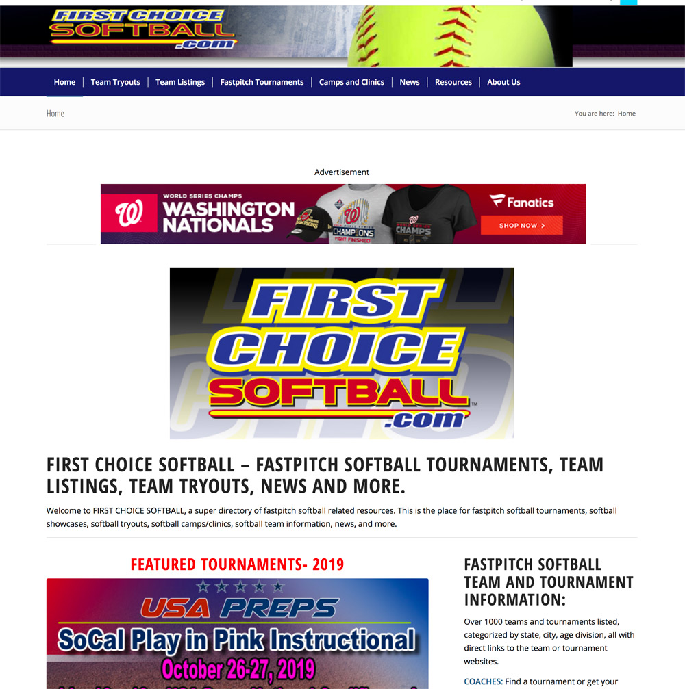 First Choice Softball