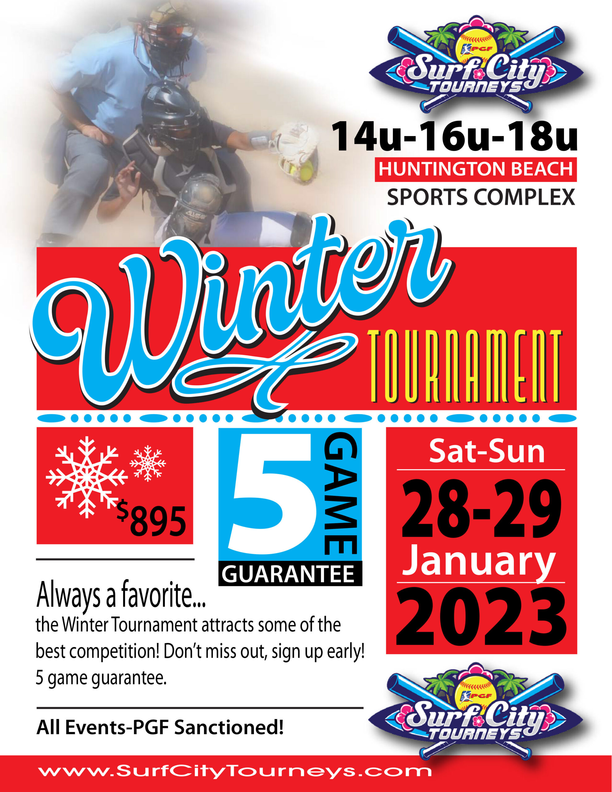 Surf City Tourneys Winter Tournament 2023