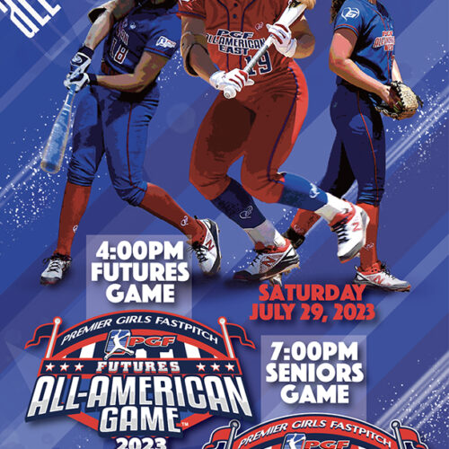 2023 Premier Girls Fastpitch- All American Games Program- Cover Page