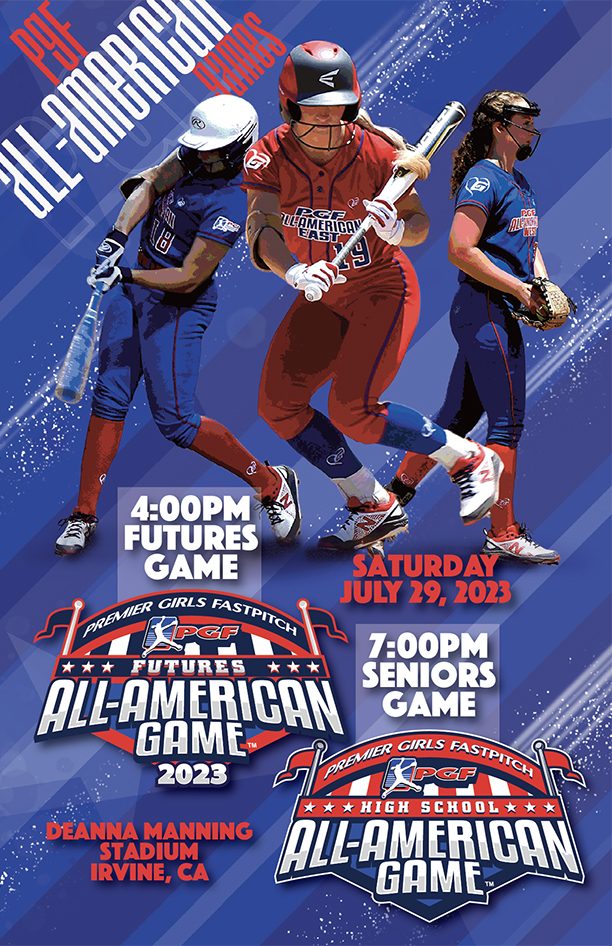 2023 Premier Girls Fastpitch- All American Games Program- Cover Page