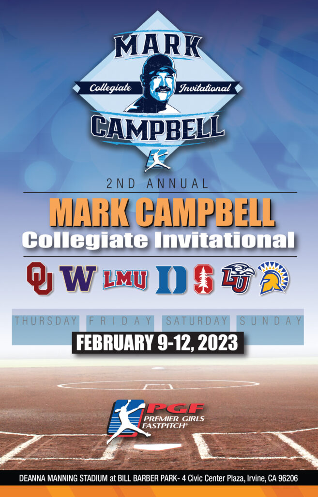 2023 Mark Campbell Collegiate Invitational Program MICHAEL HECHT DESIGN